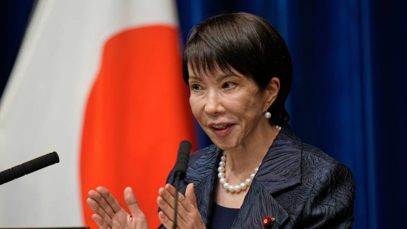 Sanae Takaichi, recently elected as Japan’s first female prime minister 