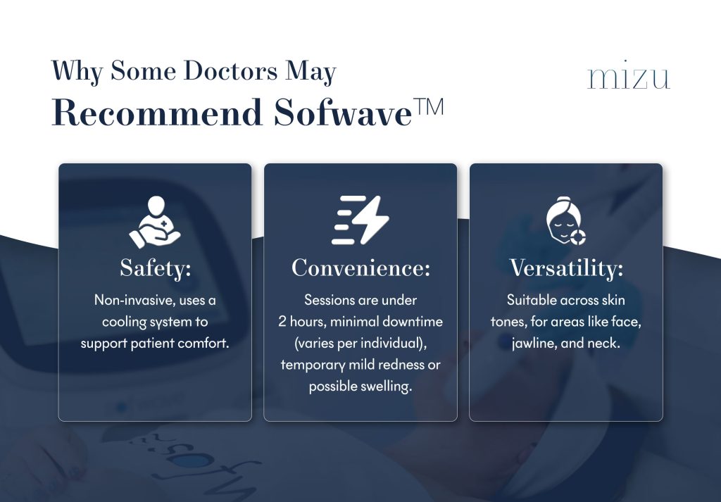May Some Doctors May Recommend Sofwave | Mizu